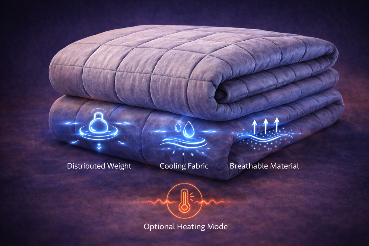 Smart Weighted Blanket — Advanced Thermal Comfort
