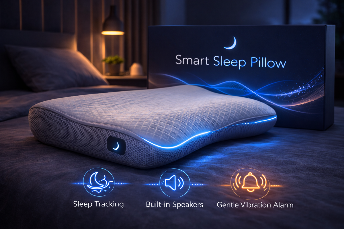 Smart Sleep Pillow — Advanced Sleep Tracking Pillow