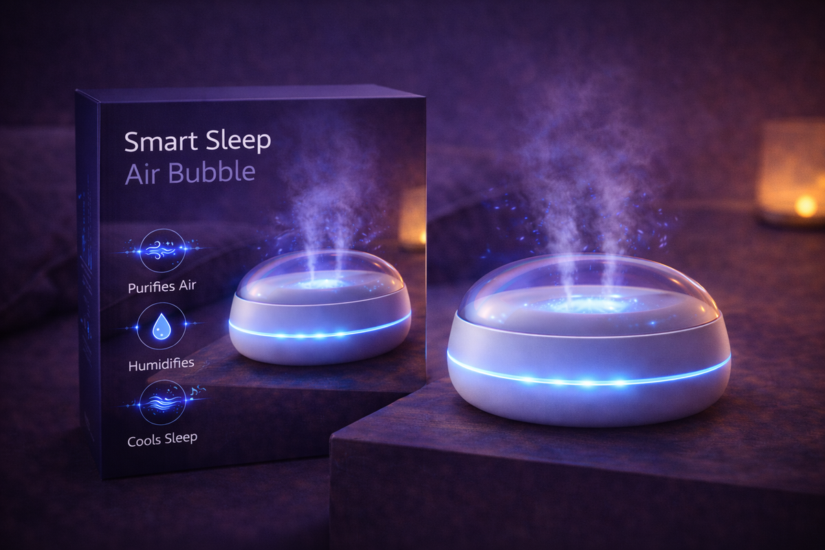 Smart Sleep Air Bubble — Compact Air Revitalization Capsule